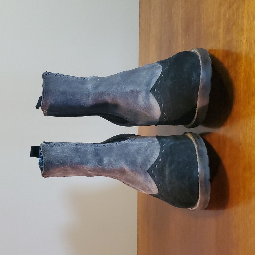 Lav Artigiana Vero Cuoio Suede Ankle Boots Size 36 - Picture 2 of 11